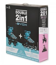 Ролери и кънки BYOX Double 34-37 розов