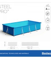 Сглобяем басейн Steel Pro - 3 m x 2 m 
