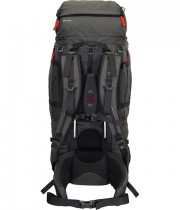 Туристическа раница ТАШЕВ Mount 80+15 сив/червен