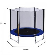 Батут с външна мрежа BYOX 8FT Jump - 244 сm