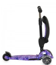 Детска тротинетка с 3 колелца Rumble Purple dream